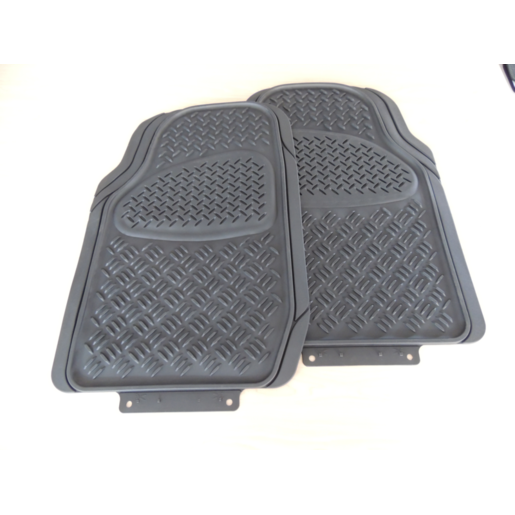 Streetwize Detroit Rubber Floor Mats Grey - BGD742