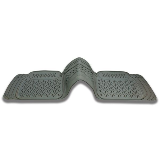 Streetwize Detroit Universal Fit Rubber Floor Mat Grey Rear - BGD748