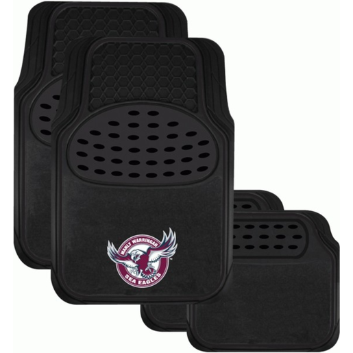 NRL Car Mats Sea Eagles Set of 4 - CMNRLSEAS4