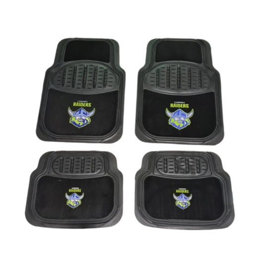 NRL Car Mats Raiders Set of 4 - CMNRLRAIS4