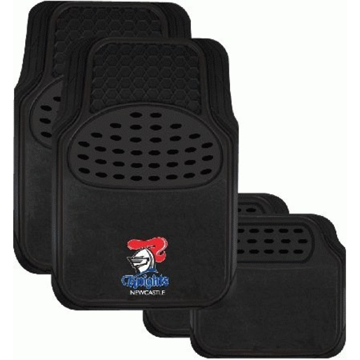 NRL Car Mats Set of 4 Knights - CMNRLKNIS4