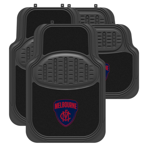 AFL Melbourne Demons Car Mats - CMAFLDEMS4