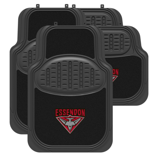 AFL Essendon Bombers Car Mats - CMAFLESSS4