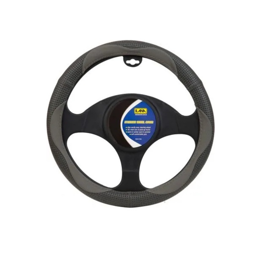 Ilana Steering Wheel Cover Charcoal Medium -  22/XTRMSWCCHA