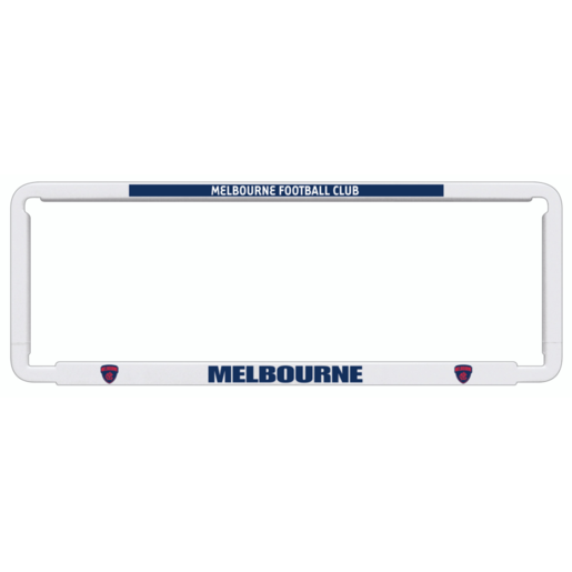 AFL Melbourne Demons Number Plate Frame - NPAFLDEM