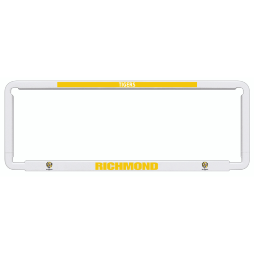 AFL Richmond Tigers Number Plate Frame - NPAFLRIC