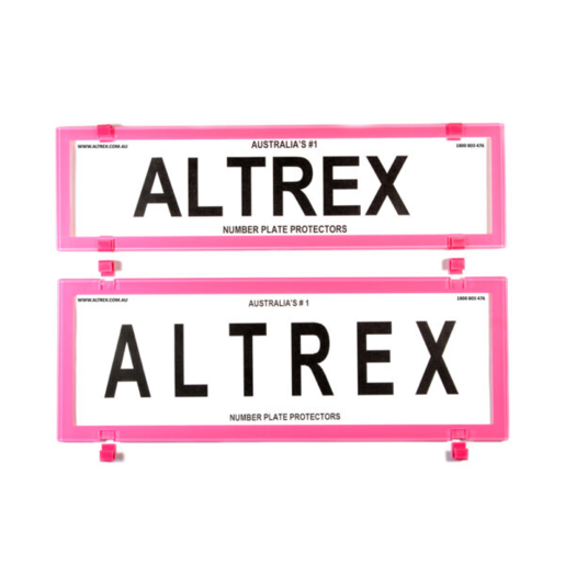 Altrex Number Plate Frame Breast Cancer Slimline - 55001