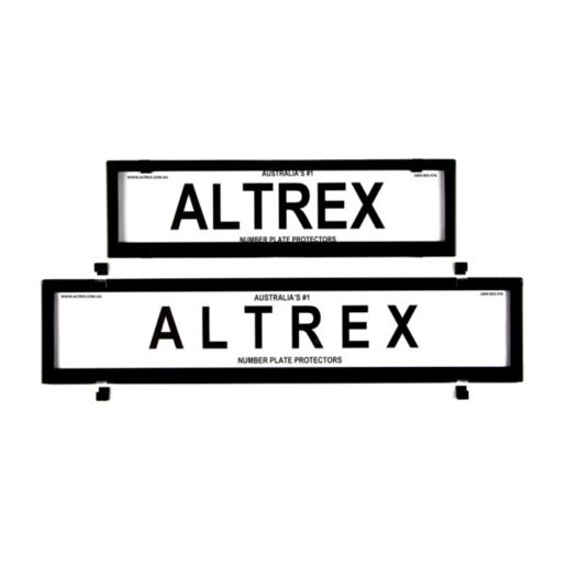 Altrex Number Plate Frame Euro Slimline Combo VIC UN - 6NLEV