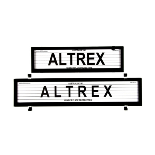 Altrex Number Plate Frame Euro Slimline Combo VIC Line - 6LEV