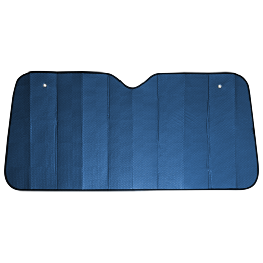 Streetwize Front Sunshade Carbon Fibre Blue 1500X700mm - SW02CFBLU