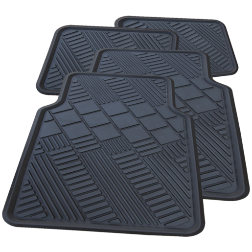 Streetwize South Carolina Rubber Floor Mats Set 4 - SW741