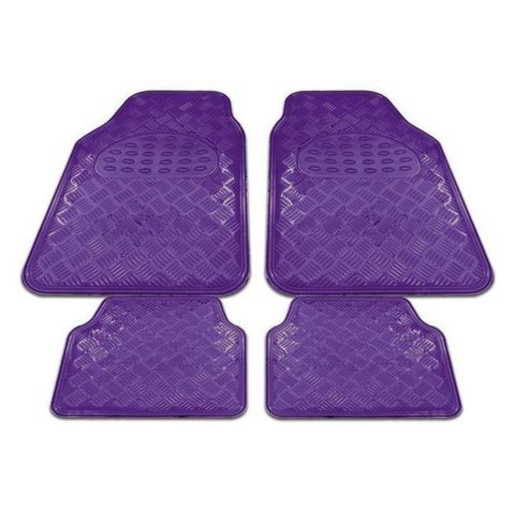 Streetwize Kentucky Rubber Purple Floor Mats - BGD2406PUR