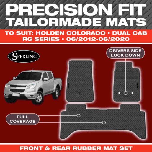 Sperling Precision Fit Car Mats - MRBHL001BLK2RW