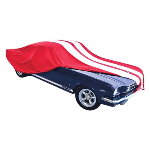 PCCovers Car Cover Show Car Med Red & White - PC40170M-R/W