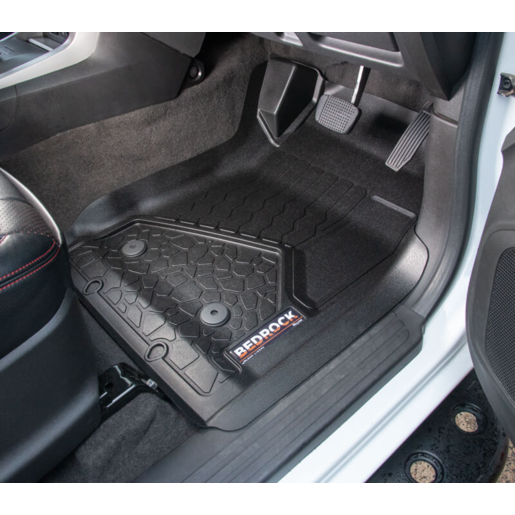 Bedrock Front Moulded Floor Liners to Suit Isuzu D-Max / MU-X - BRI001F