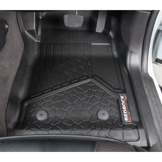 Bedrock Front Moulded Floor Liners to Suit Isuzu D-Max / MU-X - BRI001F