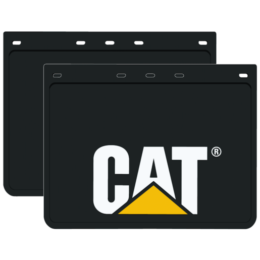 Caterpillar Heavy Duty Mud Flaps Black 45cm x 60cm - MDCATD