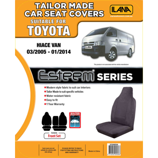 Ilana Esteem To Suit Toyota Hiace Van LWB - EST5698CHA