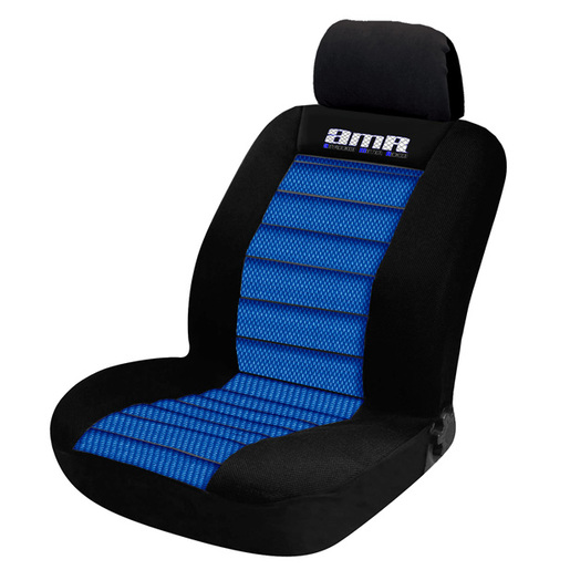 Seat Cover World AMR 30/50 Chrome Mesh Seat Covers Blue - AMRCHR3050BLU
