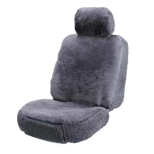 Nature's Fleece 3 Star Sheepskin Seat Covers Charcoal - NF3CH3050