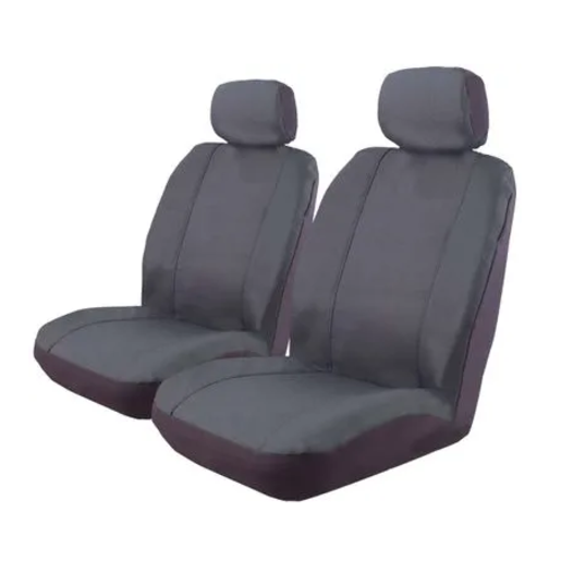 Ilana Outback Canvas 30 Deploy Safe Black Seat Cover - OUT30DSBLK