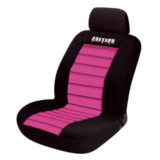 Seat Cover World AMR 30/50 Pink Chrome Mesh Seat Cover - AMRCHR3050PNK