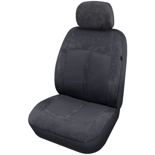 Streetwize Omega 30/50 Velour Seat Cover Charcoal - SWOMEGA3050CHA