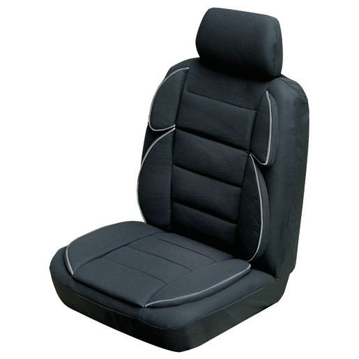 Ilana Sports Rider Extra Support Seat Covers Black - SPO30DSBLK