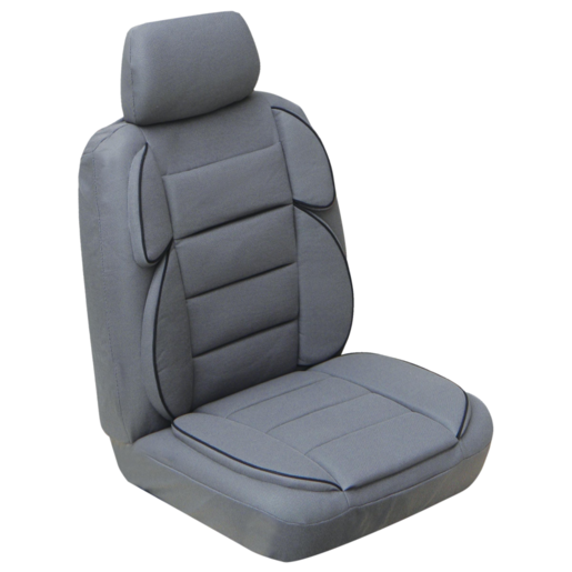 Ilana Sports Rider Extra Support Seat Cover Charcoal - SPO30DSCHA