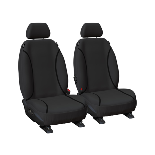 Sperling Kakadu Canvas Black 30 Front Seat Covers - CVKABLK30