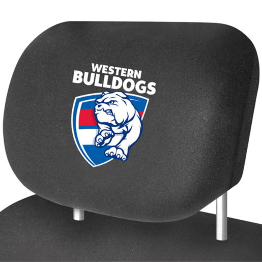 AFL Western Bulldogs Headrest Covers - HRAFLBUL