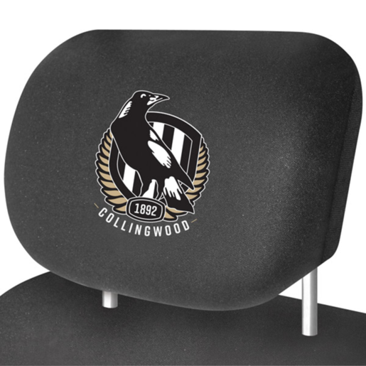 AFL Collingwood Magpies Headrest Covers - HRAFLCOL