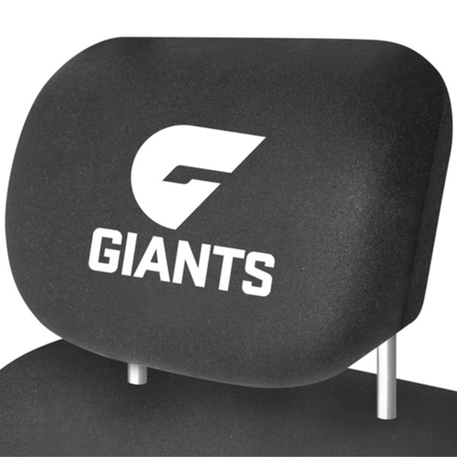 AFL Greater Western Giants Headrest Covers - HRAFLGWS