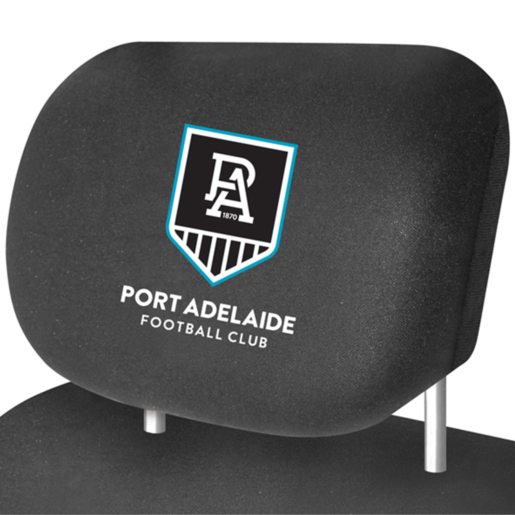 AFL Port Adelaide Power Headrest Covers - HRAFLPOW