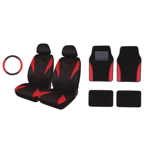 Streetwize Racer Seat Cover Pack 7pce - SWRACER7PK