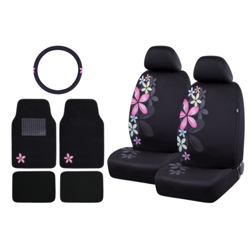 Streetwize Floral Seat Cover 7pce -SWFLO7PK