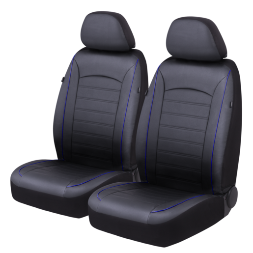 Streetwize Seat Cover Sprint Blue/Black 30/50 Airbag - SWSPR3050BLU