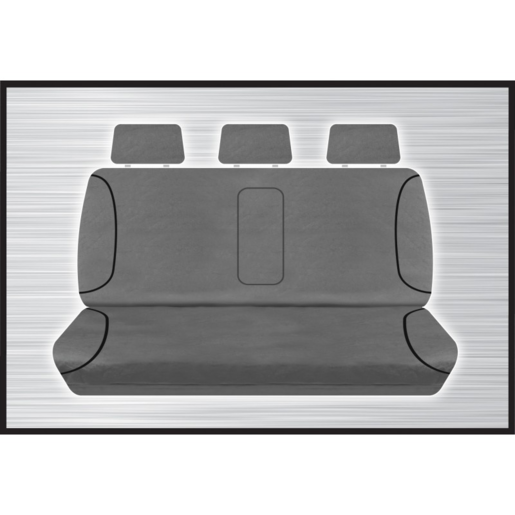 Tradies 1 Row Rear Seat Cover Grey Triton 05/2015 to Current - RPG5018TRG