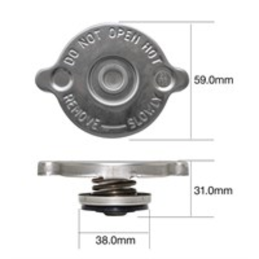 Tridon Radiator Cap 13 PSI 90 kPa - CN1390