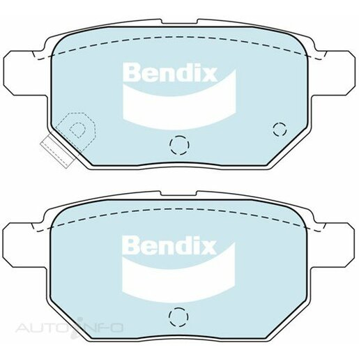 Bendix Rear Brake Pads - DB1786-GCT