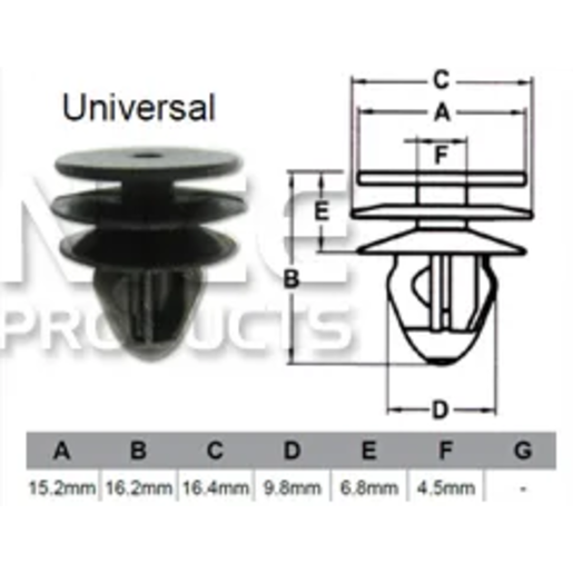 Nice Fastener Universal - AF001-10