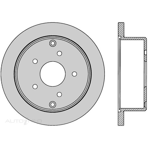 Protex Ultra Rear Disc Rotor -  DR041