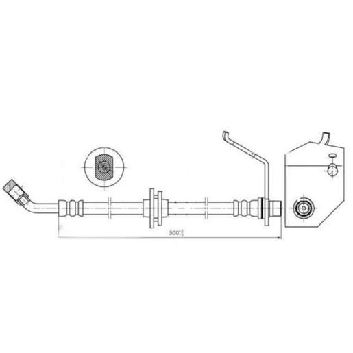 Protex Hydraulic Hose Front - H1887