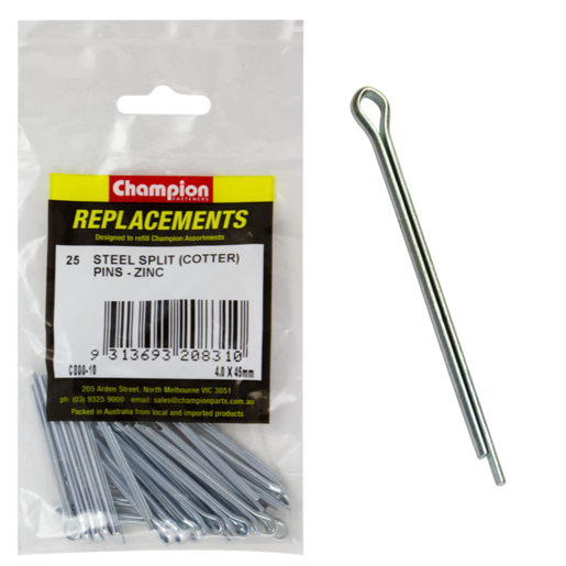 Champion 4.0 x 45 Split Pins - C800-10