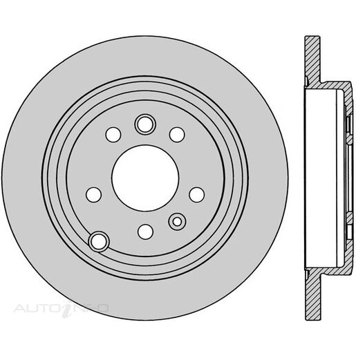 Protex Ultra Rear Disc Rotor -  DR505