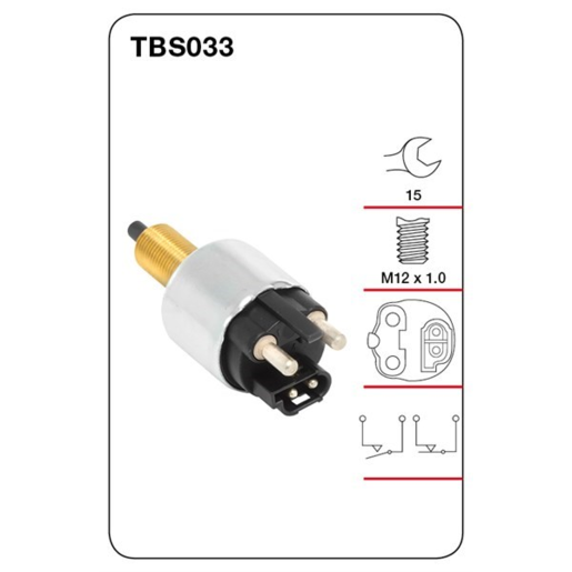 Tridon Break Light Switch - TBS033