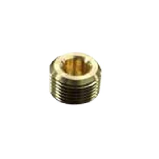 TFI Racing Internal Hex Plug Brass NPT Thread 3/8" - NPTHP38