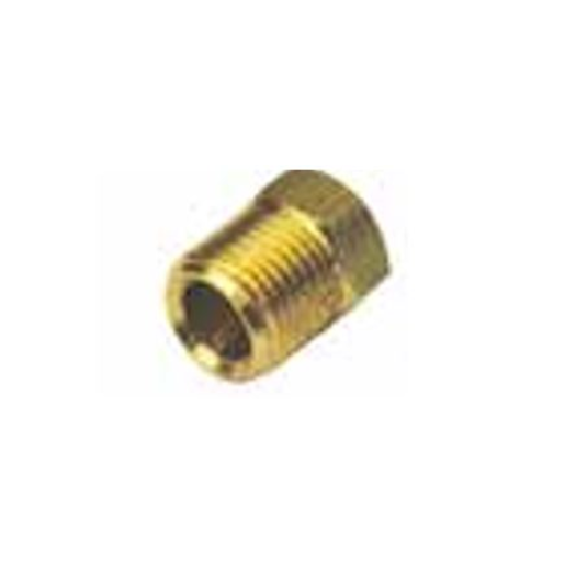 TFI Racing External Hex Plug Brass NPT Thread 1/2" - NPTP12