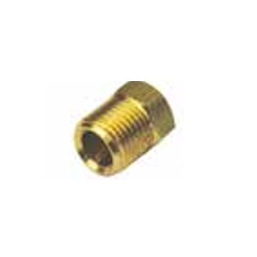 TFI Racing Brass External Hex Plug NPT Thread 3/8" NPT - NPTP38