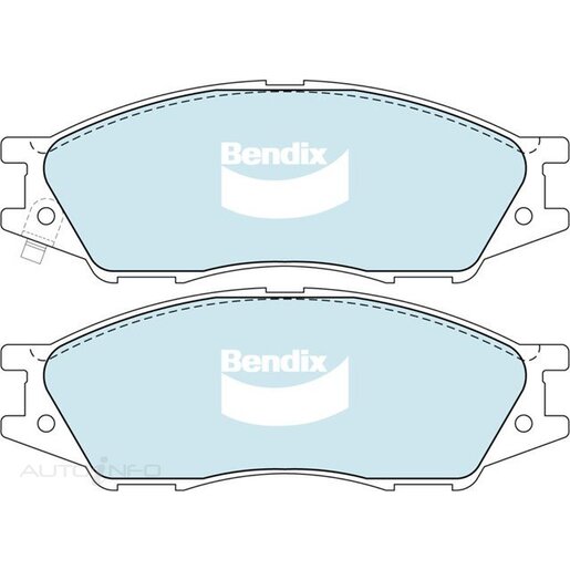 Bendix Front Brake Pads - DB1454-HD